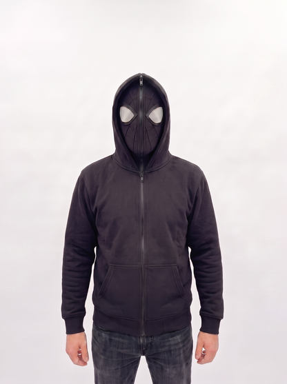 Spider-Man Inspired Zip-Up Hoodie