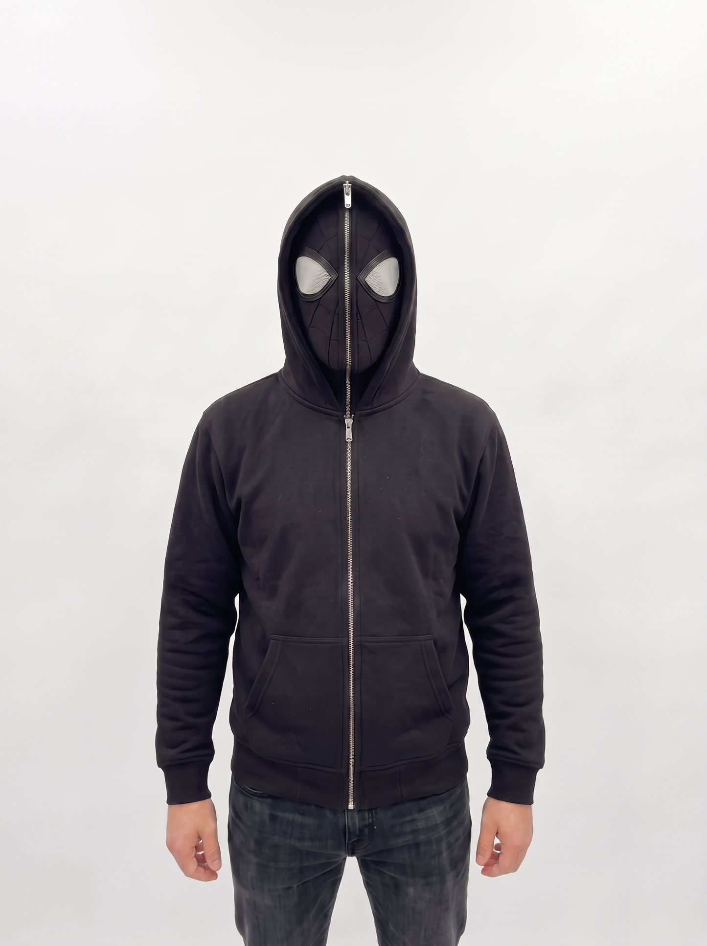 Spider-Man Inspired Zip-Up Hoodie