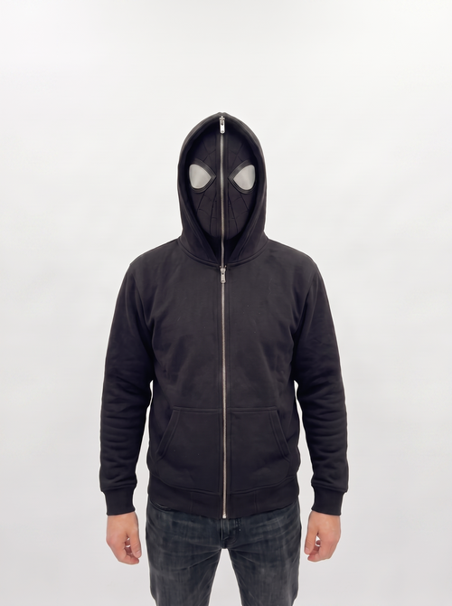 Spider-Man Inspired Zip-Up Hoodie