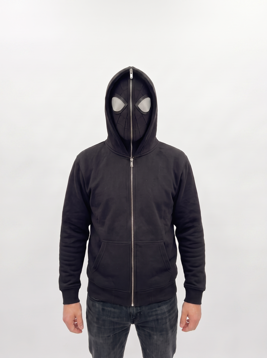Spider-Man Inspired Zip-Up Hoodie